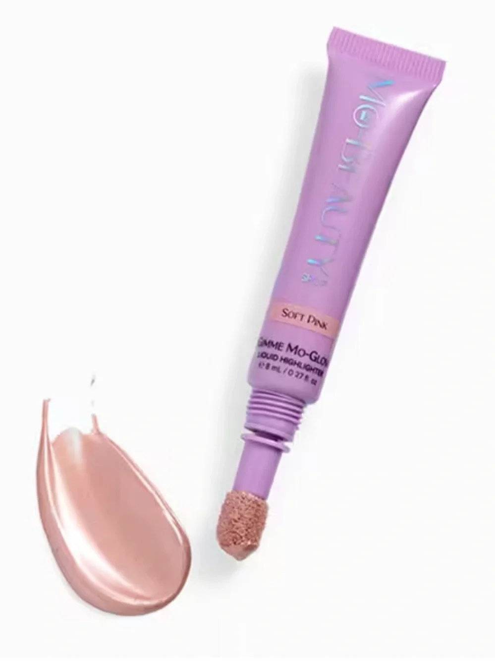 MO BEAUTY Gimme Mo-Glow Liquid Highlighter in Enchant (Soft Pink) NWT